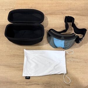 DOPE Mirrored Ski/Snowboard Goggles with Black Strap